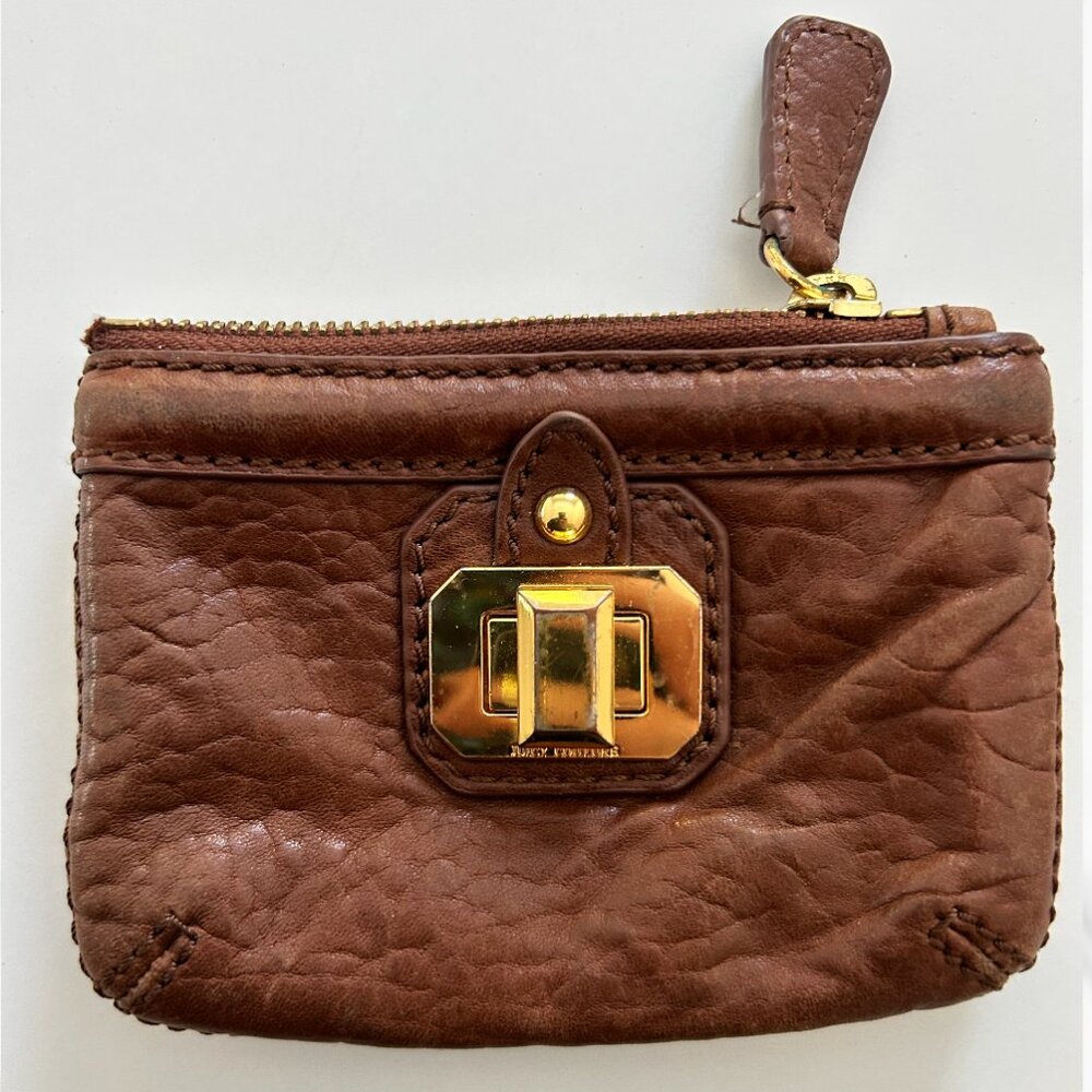 Juicy Couture Brown Leather Coin Purse